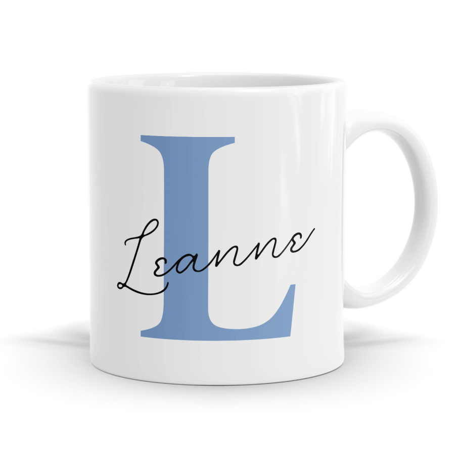 Letter L Name Mug image
