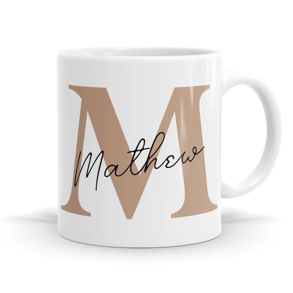 Letter M Name Mug