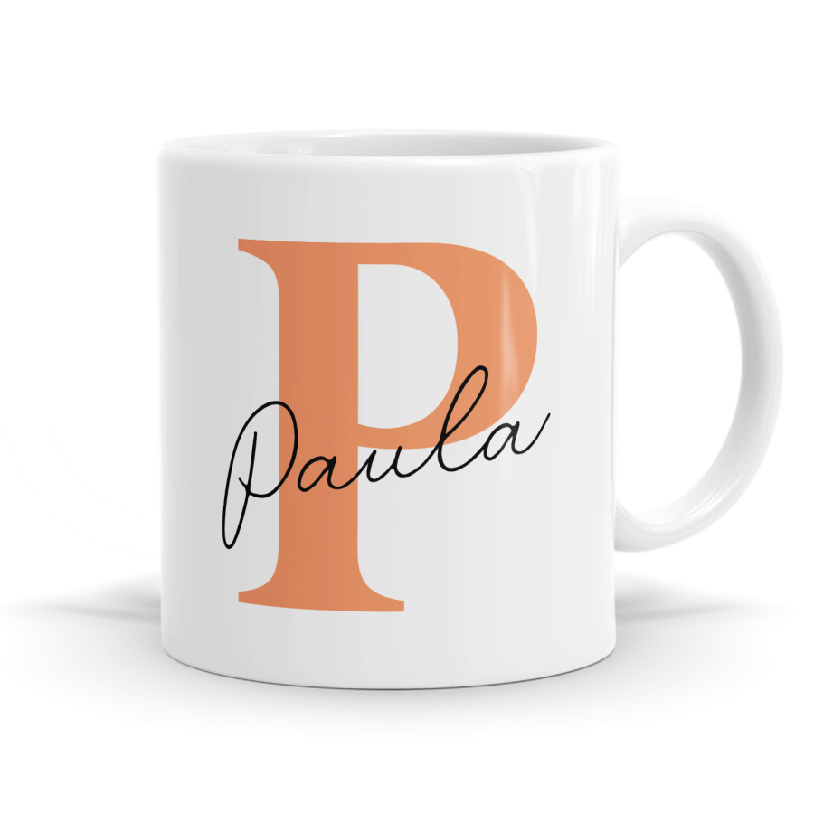 Letter P Name Mug image