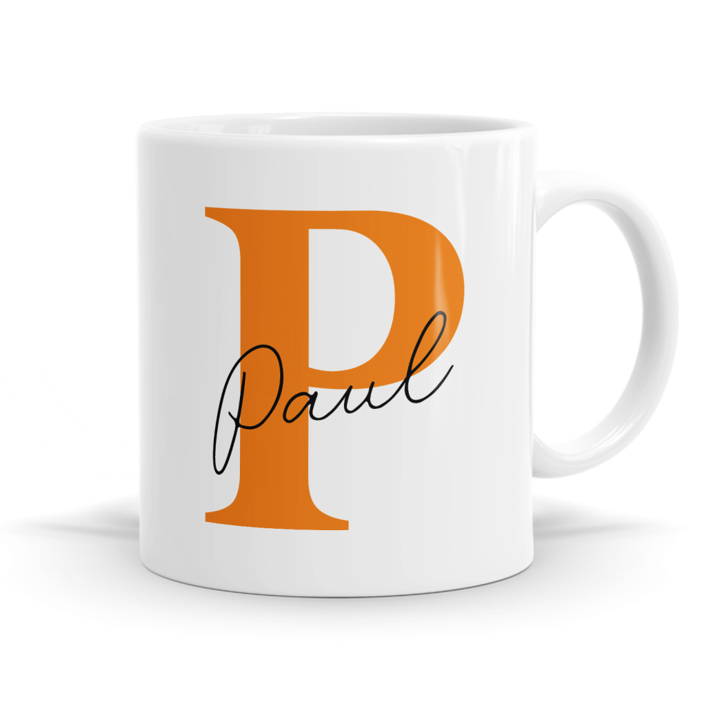 Letter P Name Mug