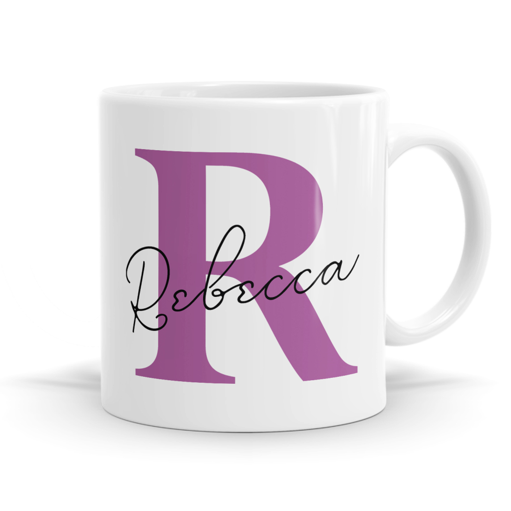 Letter R Name Mug
