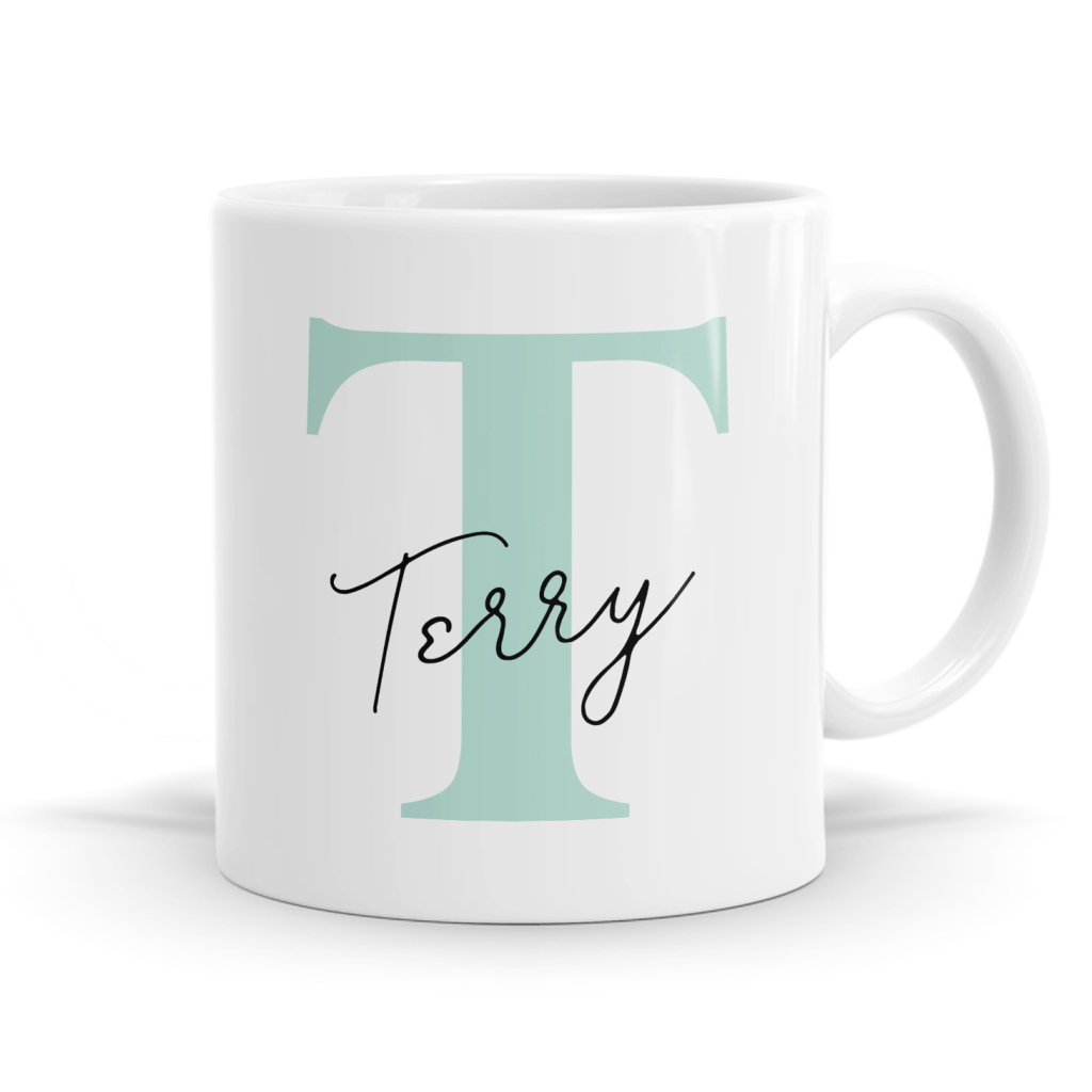 Letter T Name Mug