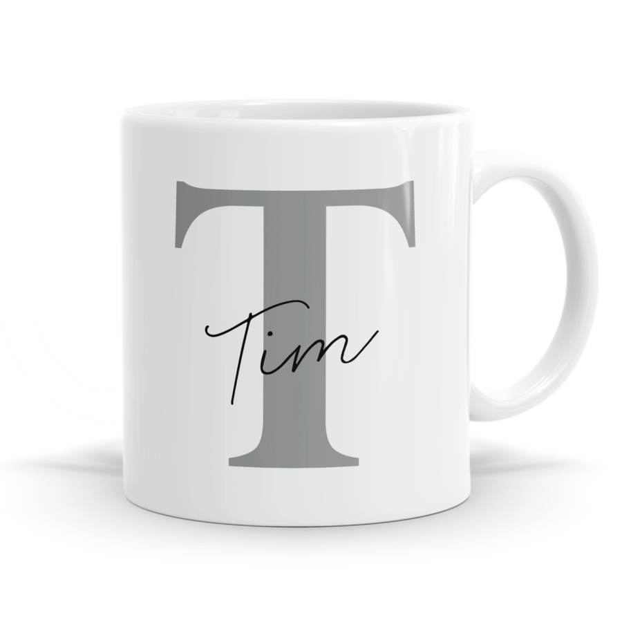 Letter T Name Mug image