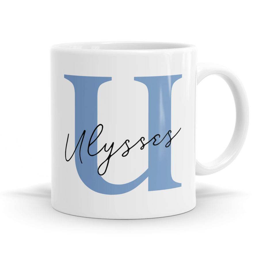 Letter U Name Mug