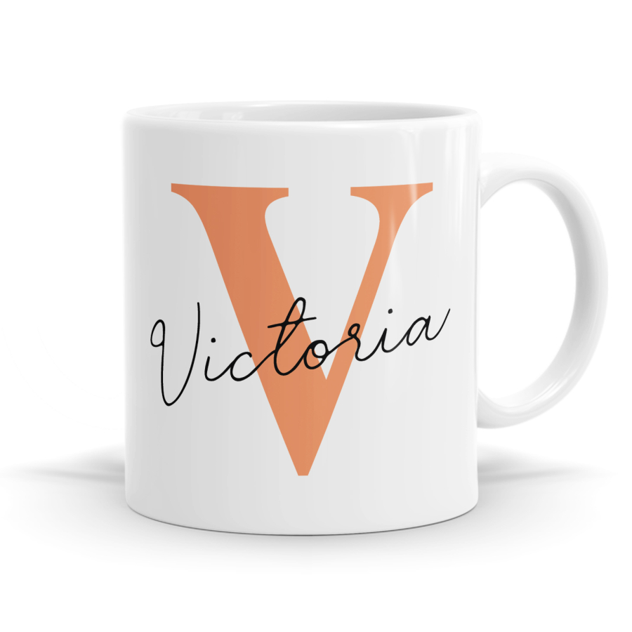 Letter V Name Mug image