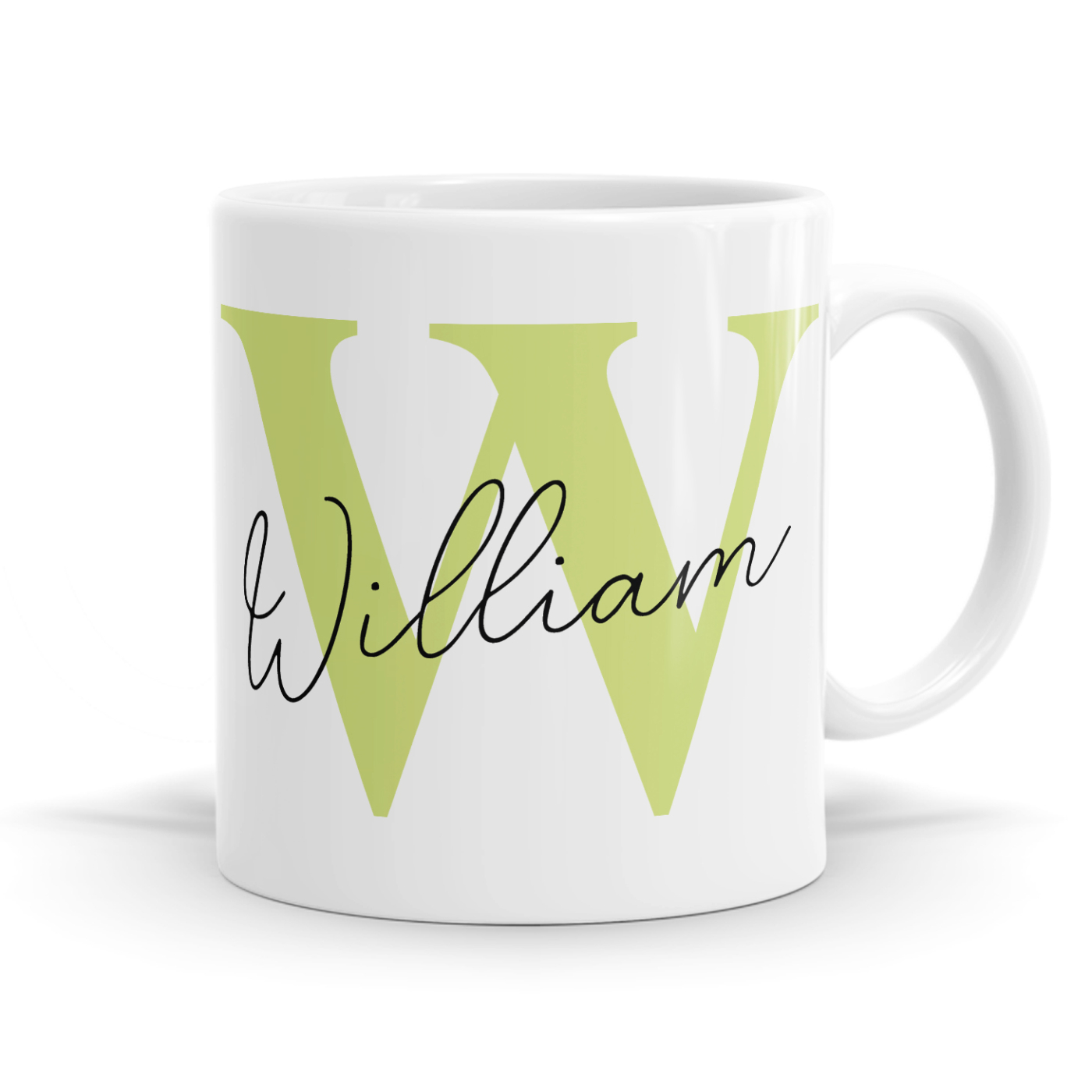 Letter W Name Mug image