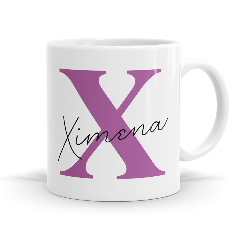 Letter X Name Mug image