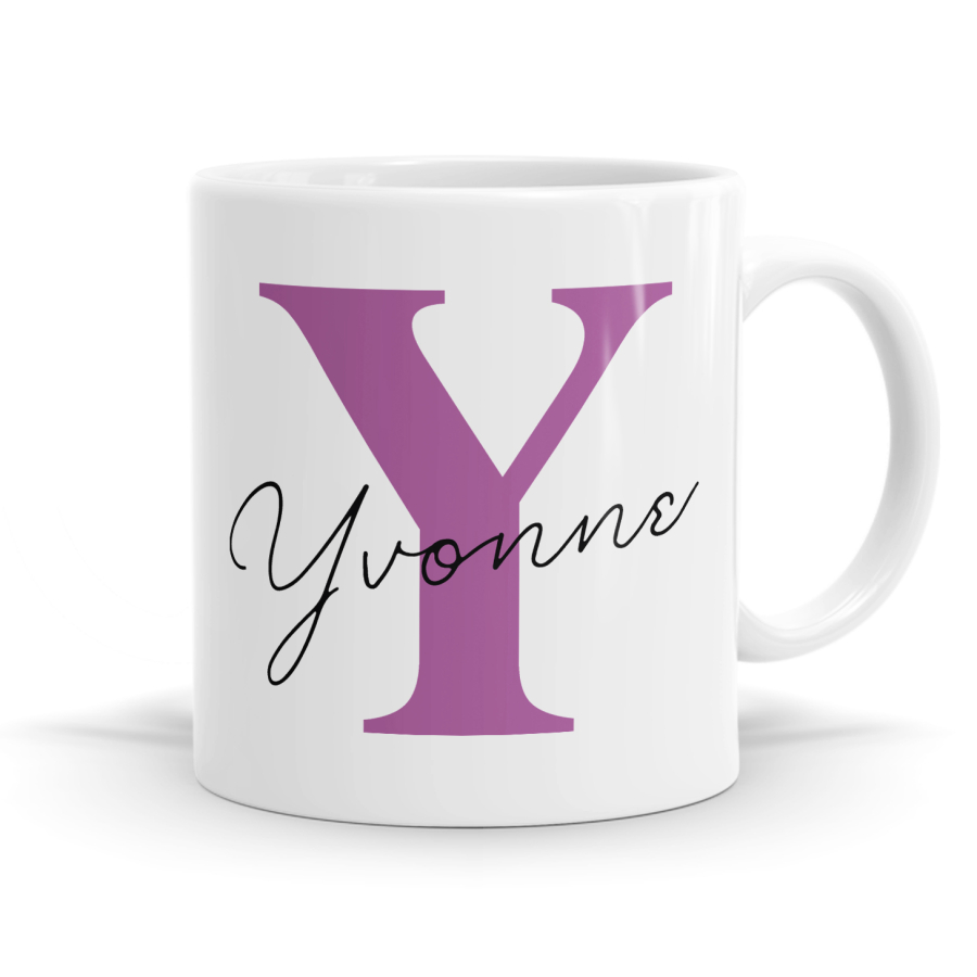 Letter Y Name Mug image
