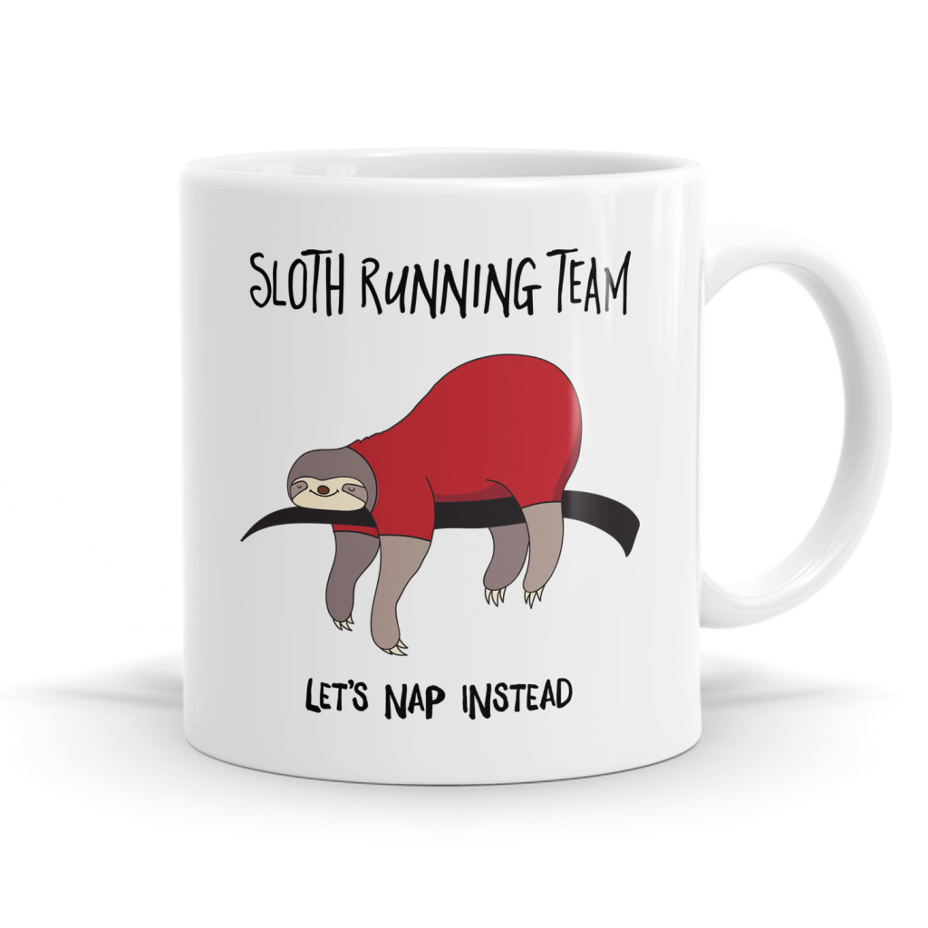 Sloth Running Team Mug