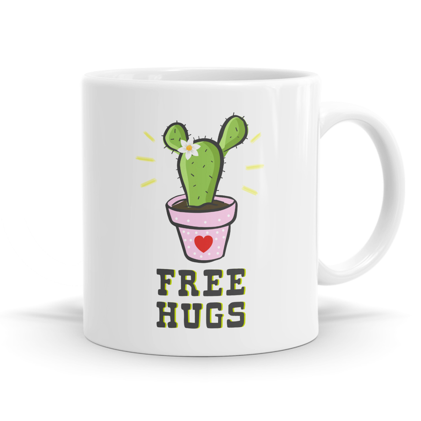 Free Hugs Cactus Mug image