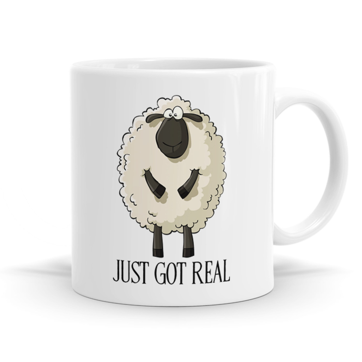 Sheep Just Got Real Mug image