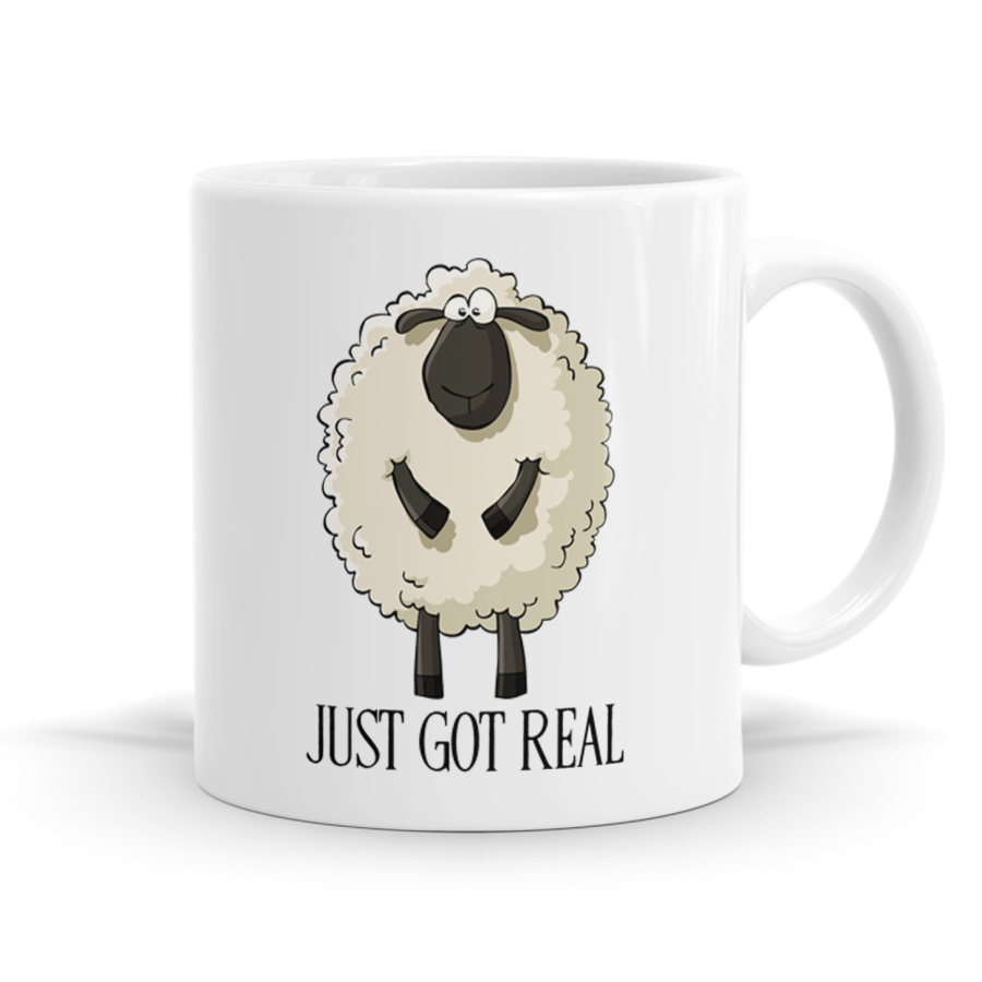 Sheep Just Got Real Mug