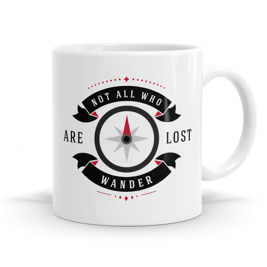 Not All Who Wander Mug