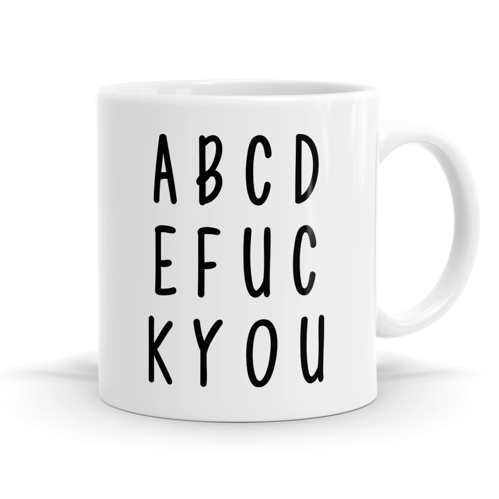 ABCDEFUCKYOU Mug image