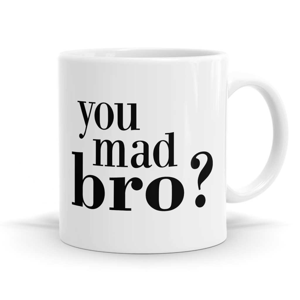 You Mad Bro? Kiwiana Mug