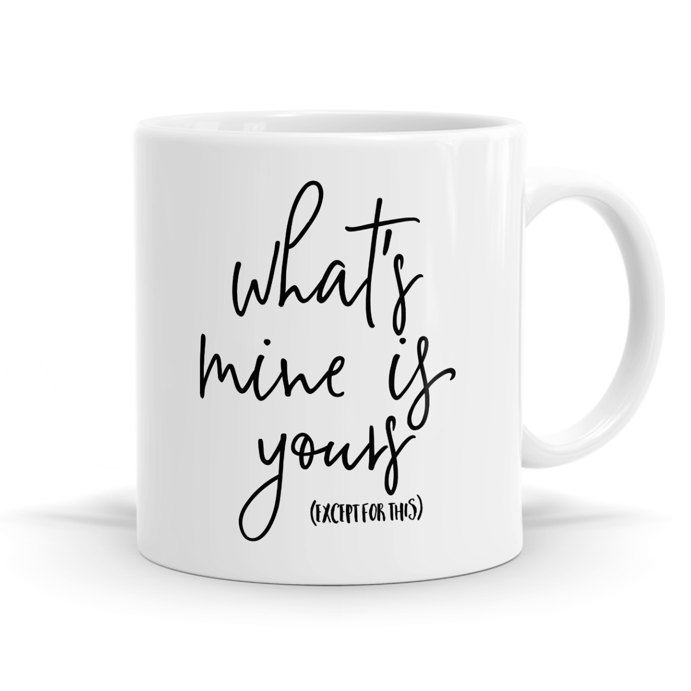 What's Mine Is Yours Mug image