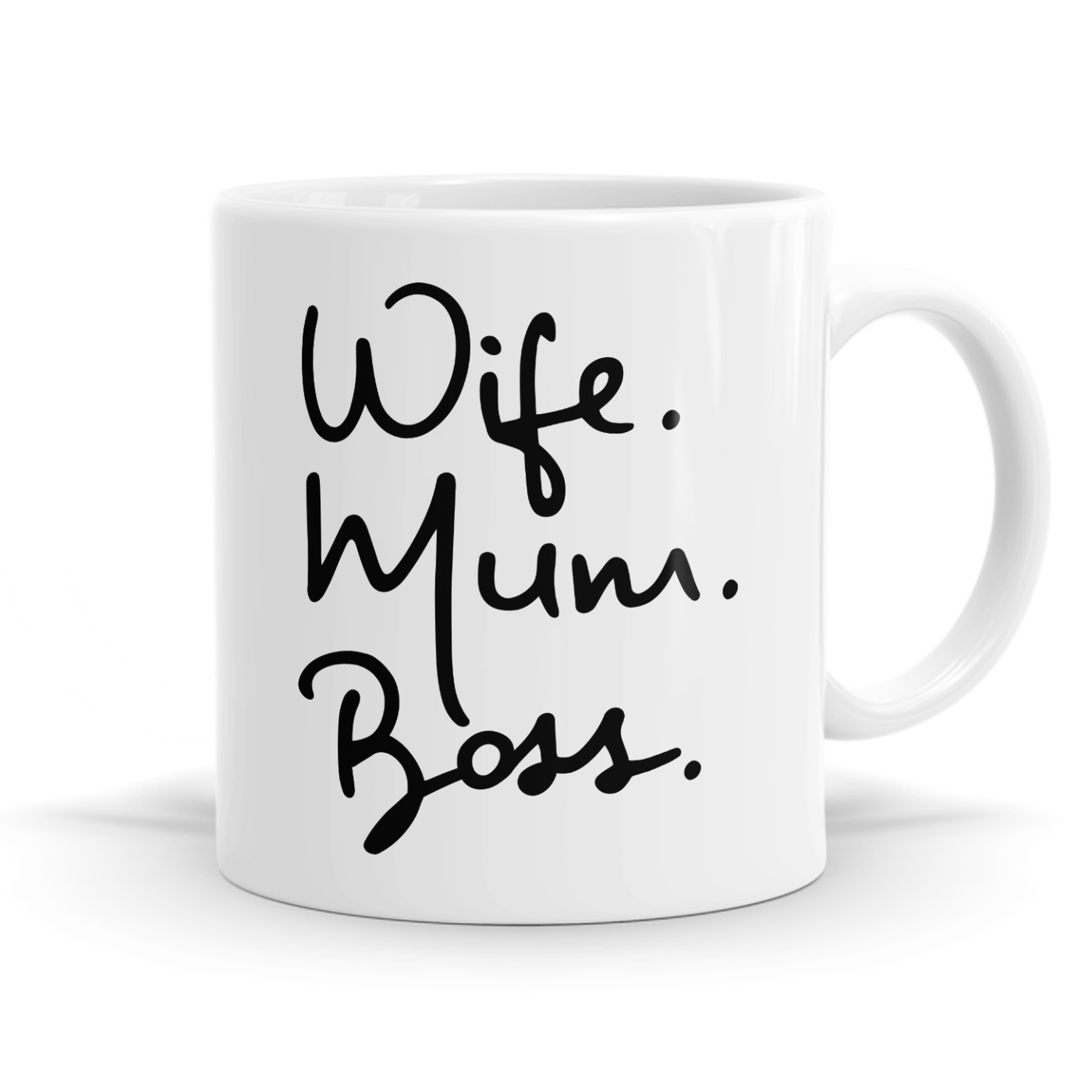 Wife Mum Boss Mug image