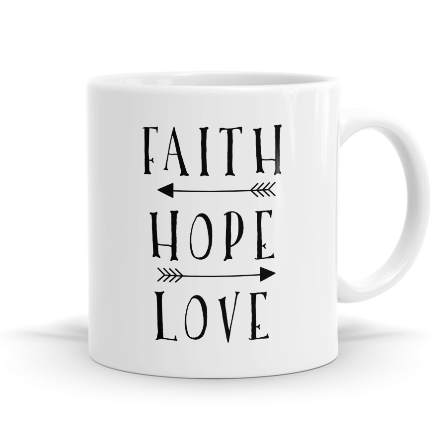 Faith Hope Love Mug