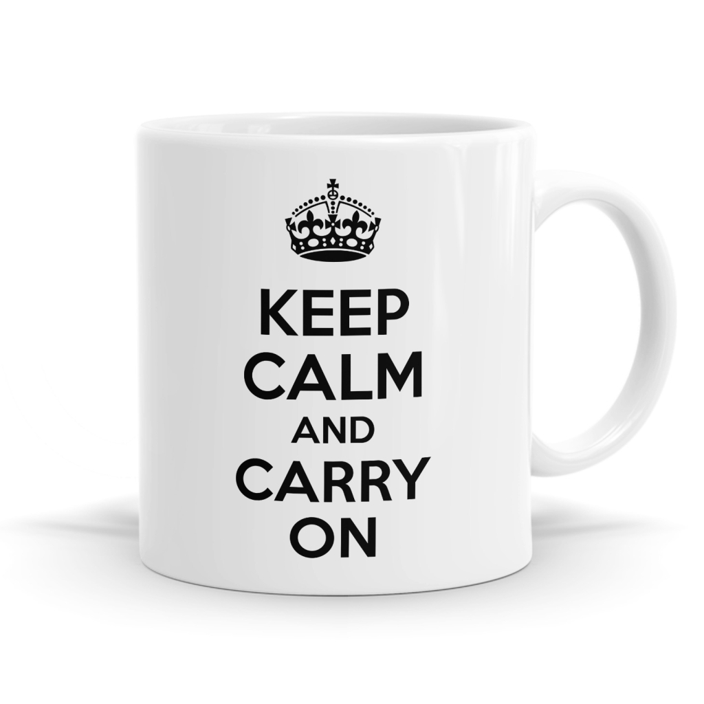 Keep Calm Carry On Mug