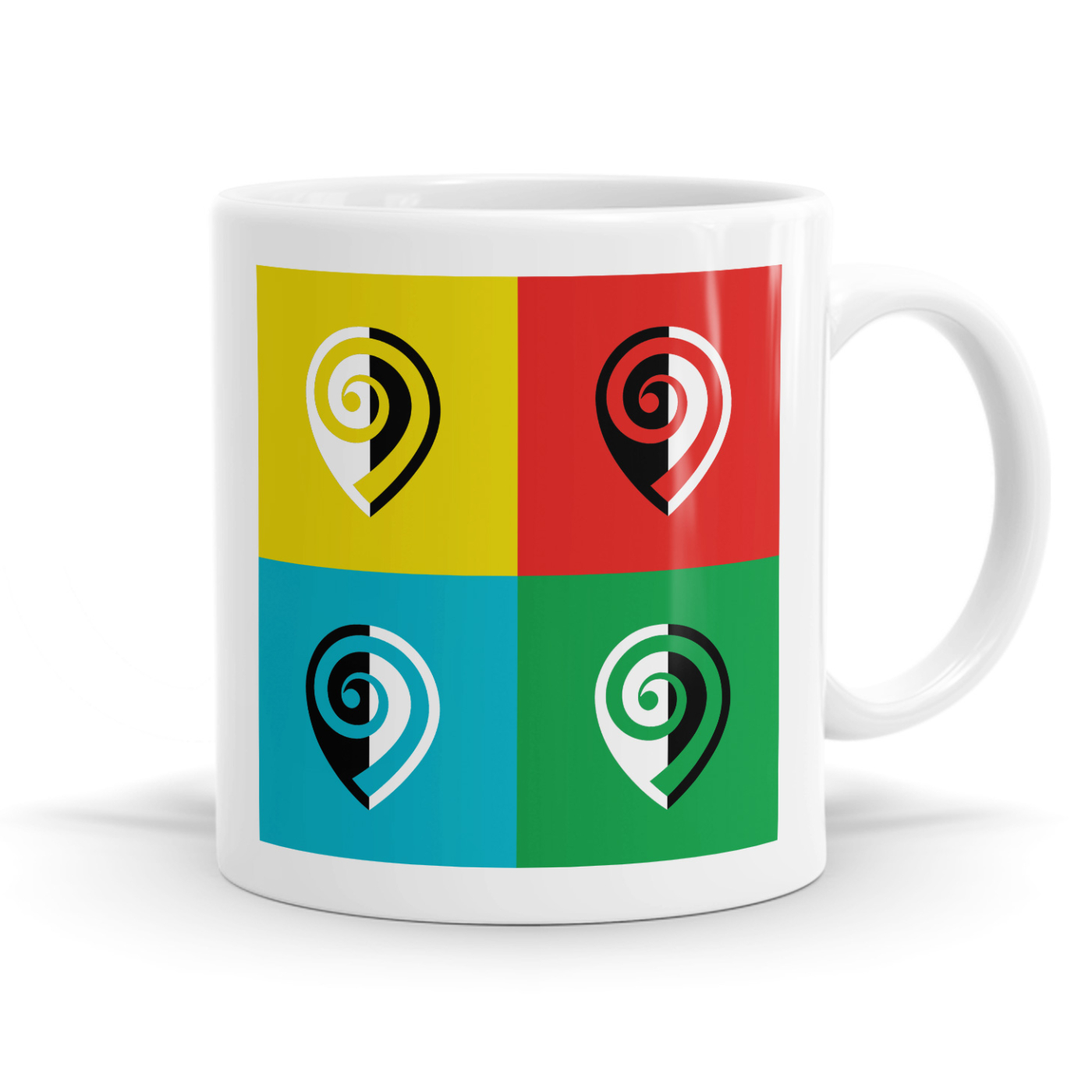 Koru Blocks Kiwiana Mug image