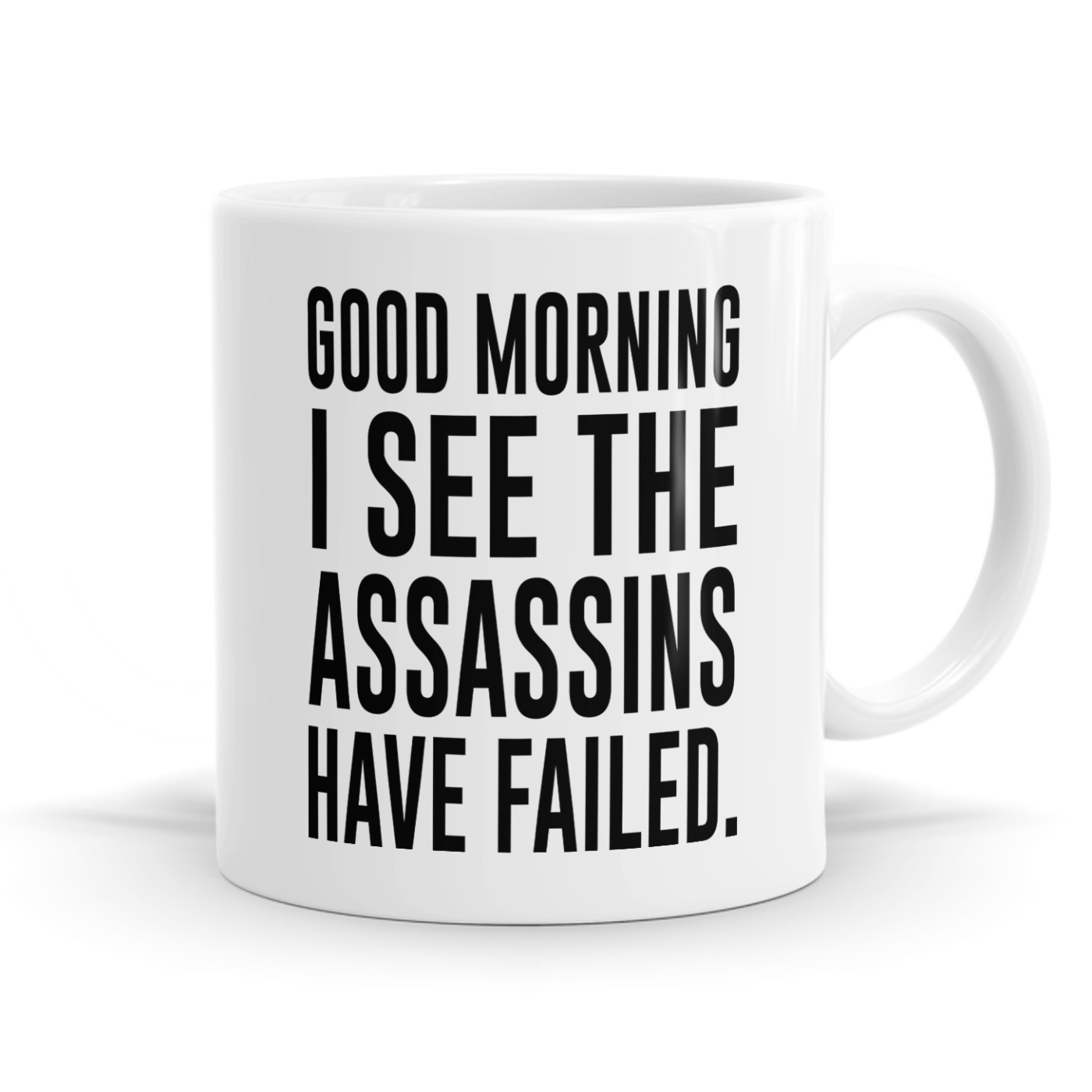 The Assassins Have Failed Mug image