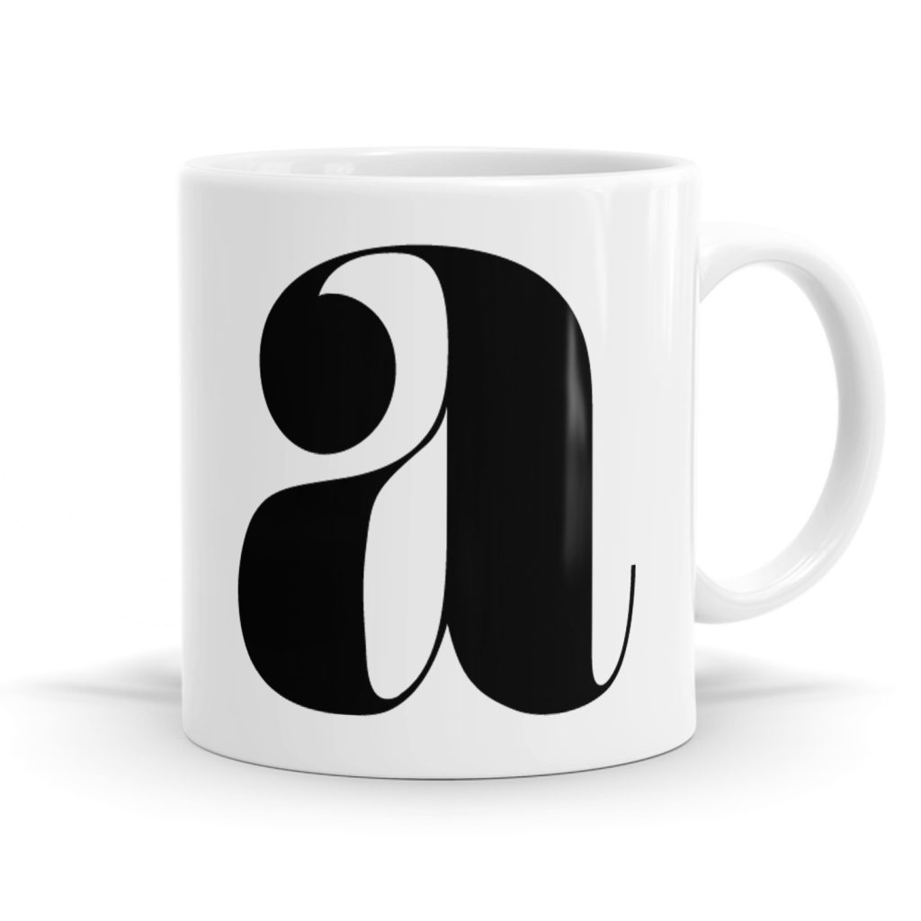 Letter A Mug