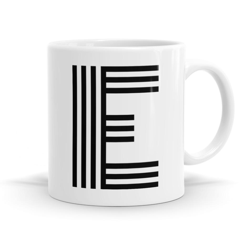 Letter E Mug