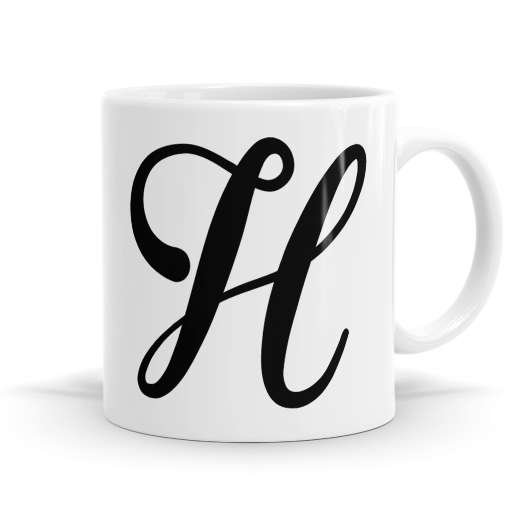 Letter H Mug