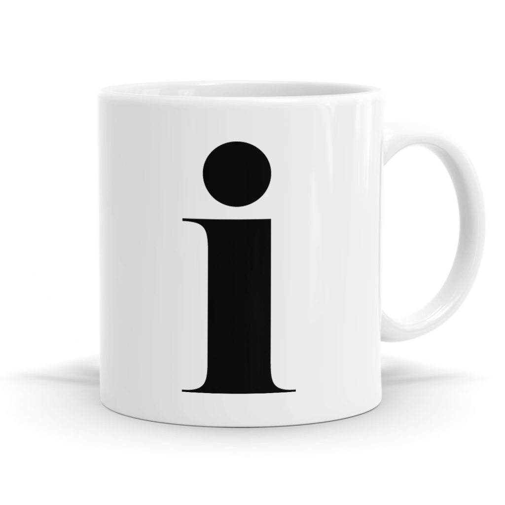 Letter I Mug