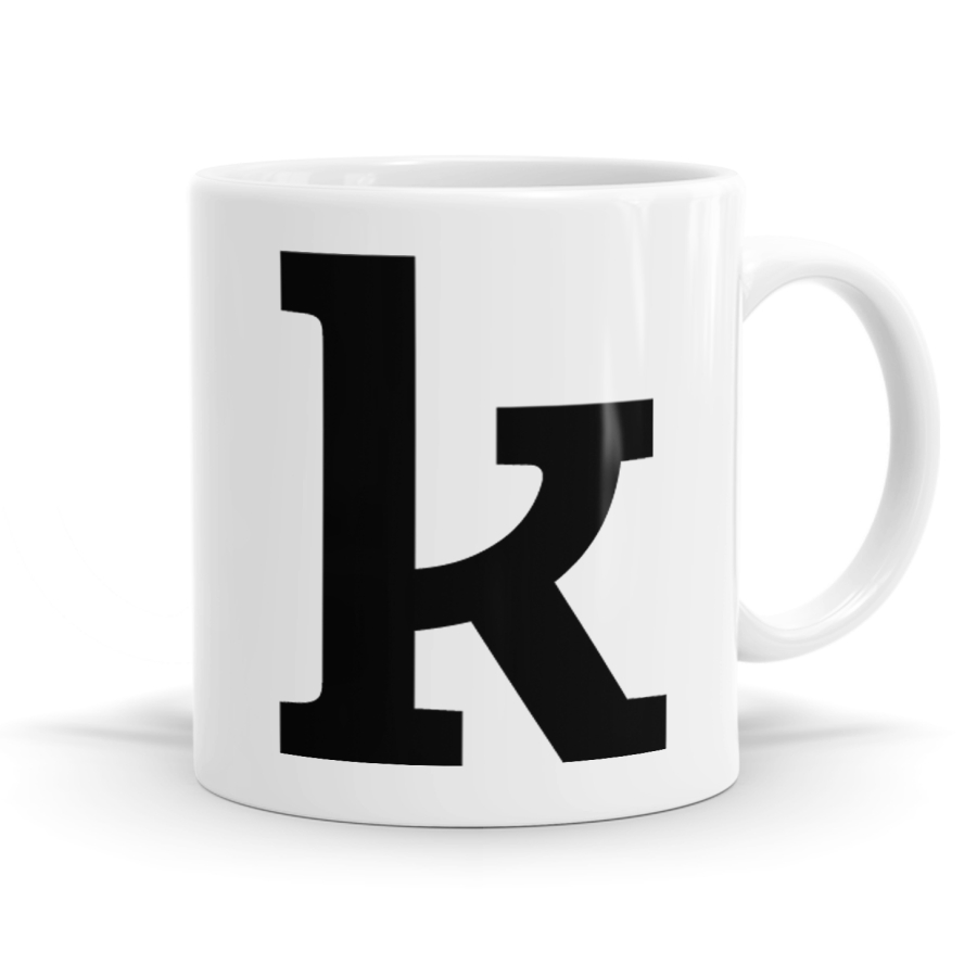 Letter K Mug