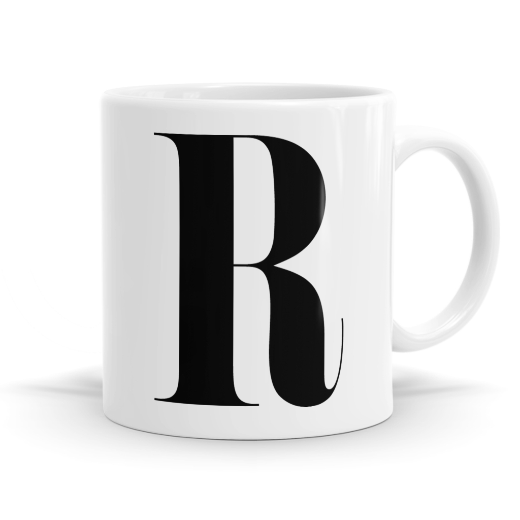 Letter R Mug