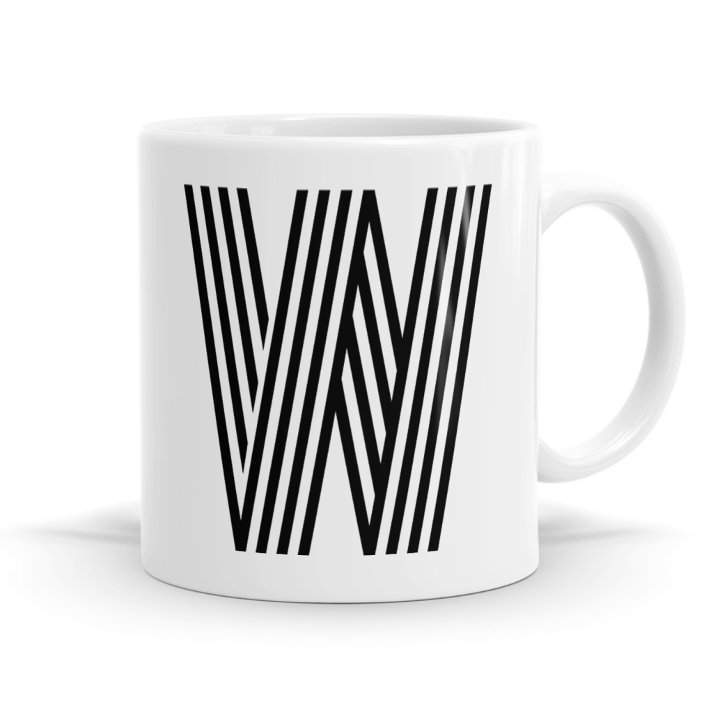 Letter W Mug