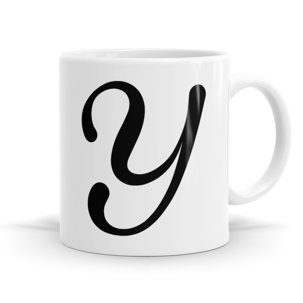 Letter Y Mug