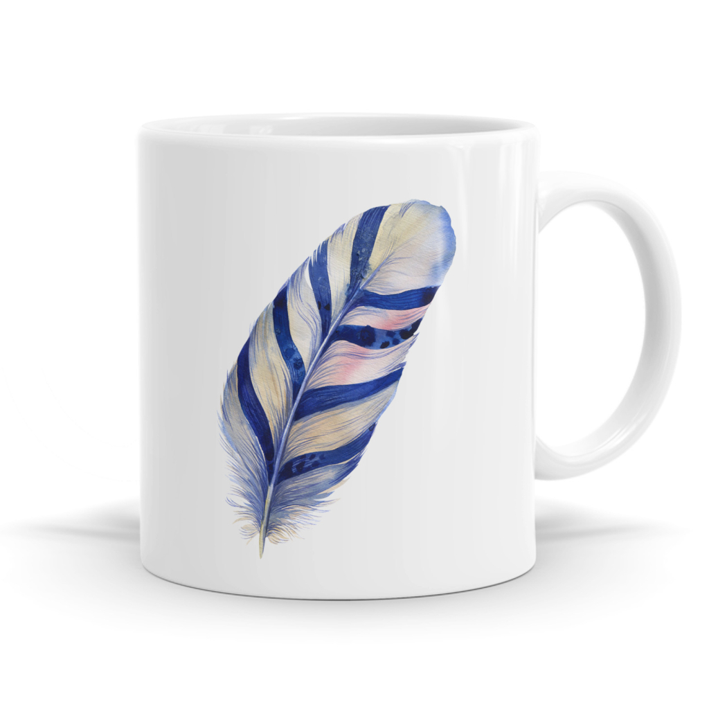 Illusion Feather Mug