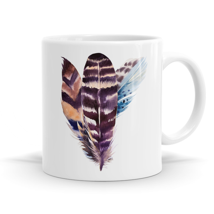 Three Feathers Mug