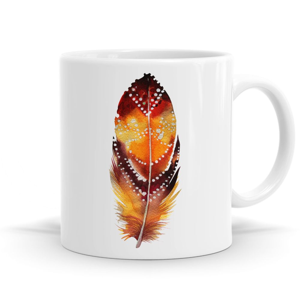 Firebird Feather Mug