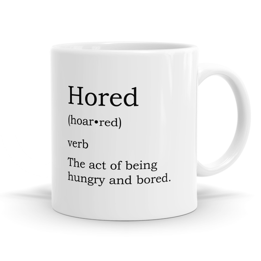 Hored Definition Mug