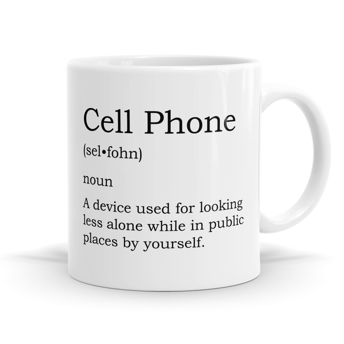 Cell Phone Definition Mug image