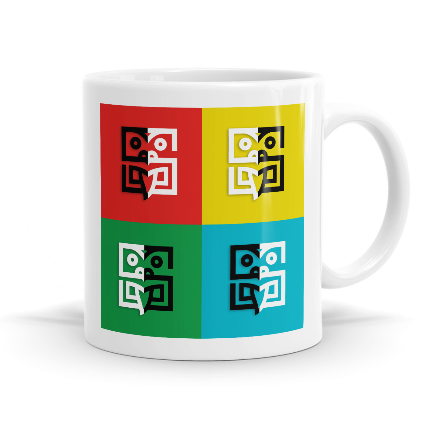 Tiki Blocks Mug image