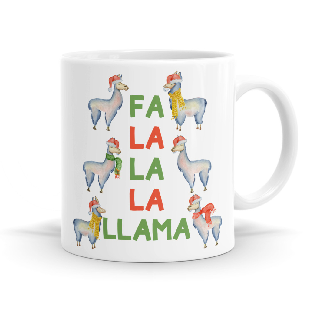 Fa La La La Llama Mug