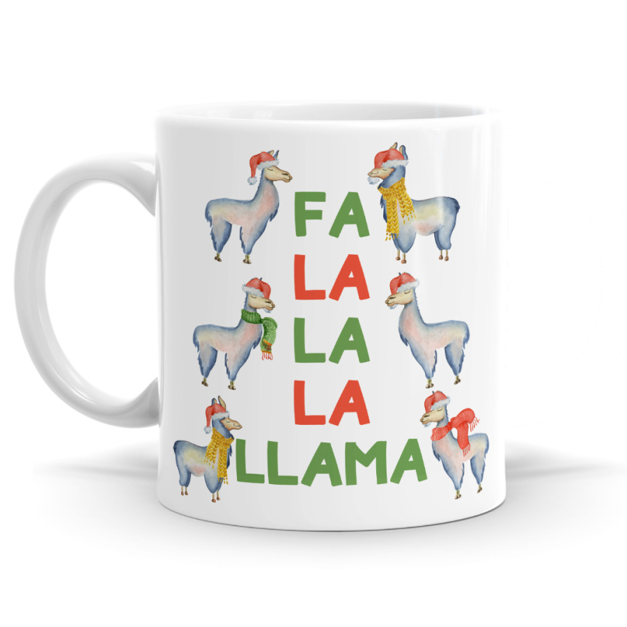 Fa La La La Llama Mug image