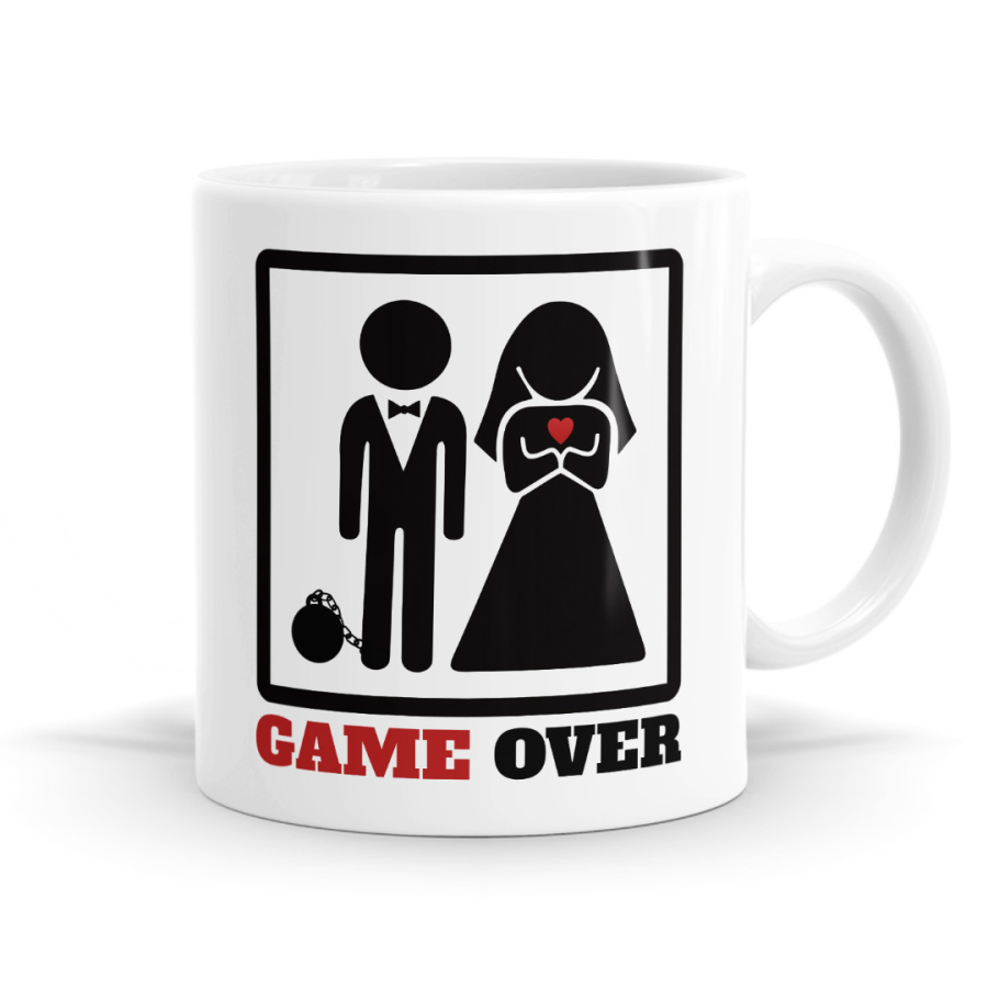 Game Over Bride / Groom Mug