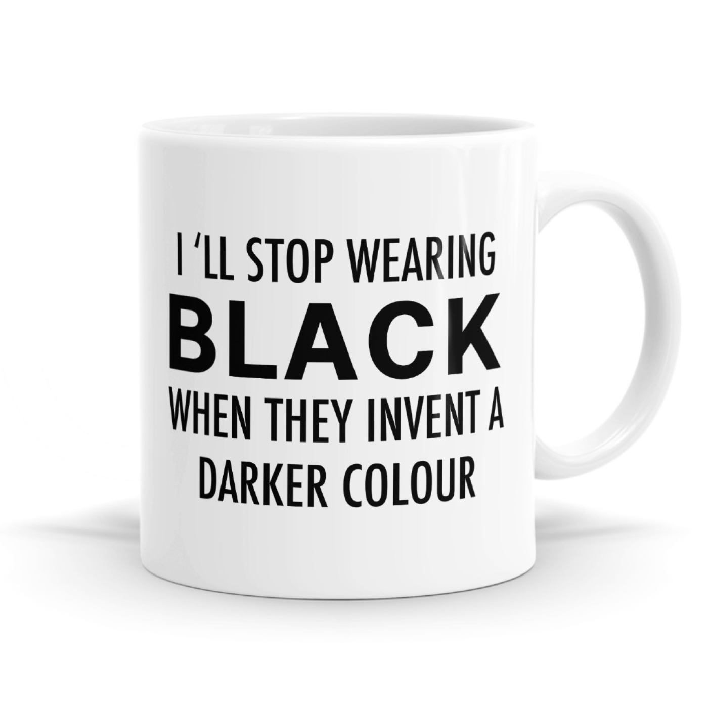 I'll Stop Wearing Black Mug image