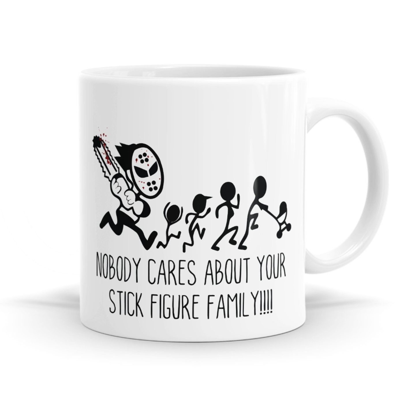 Stick Figure Family Mug image
