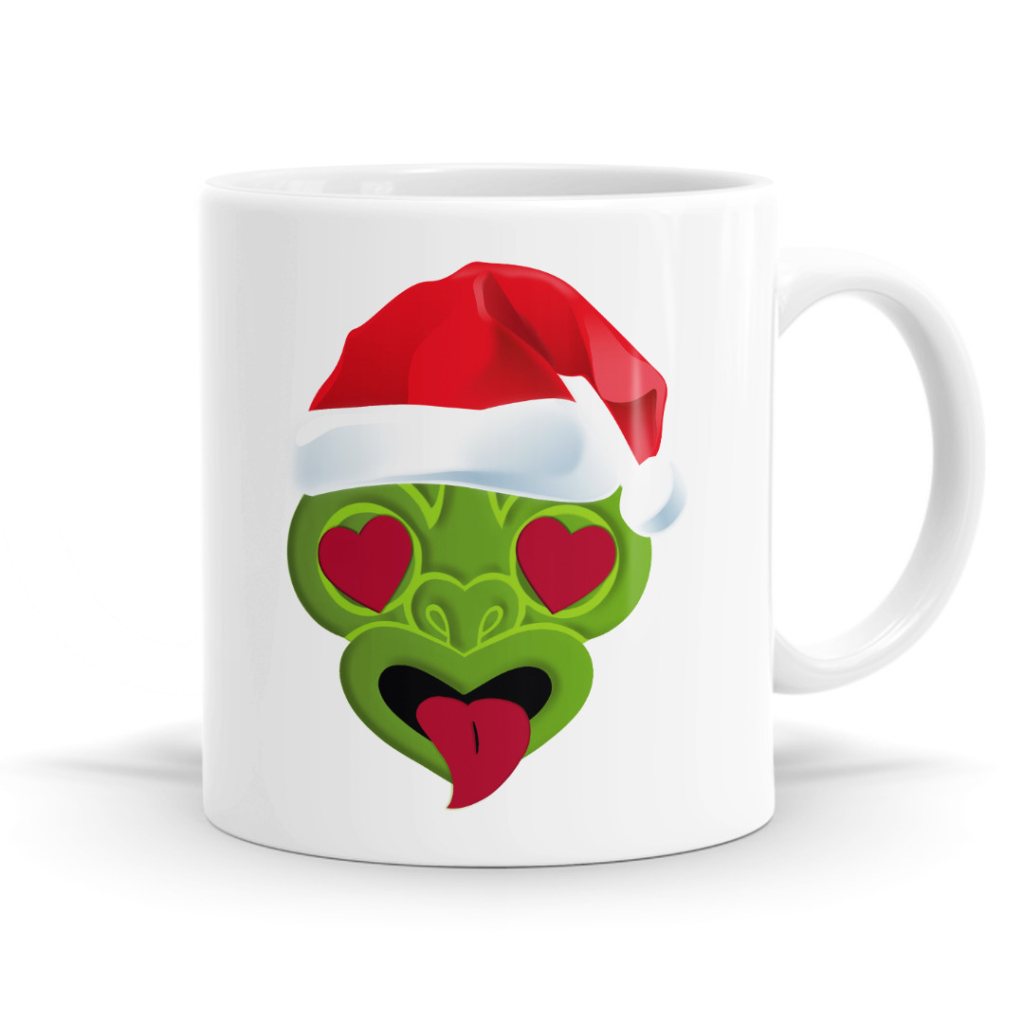 Tiki Loves Christmas Mug