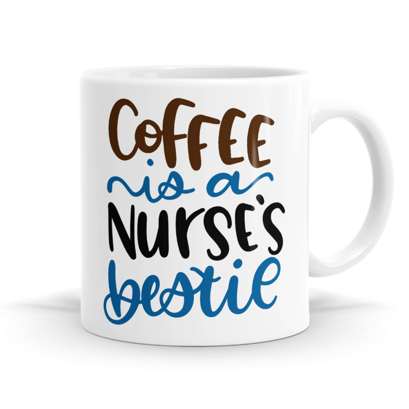 Coffee is a Nurse's Bestie Mug image