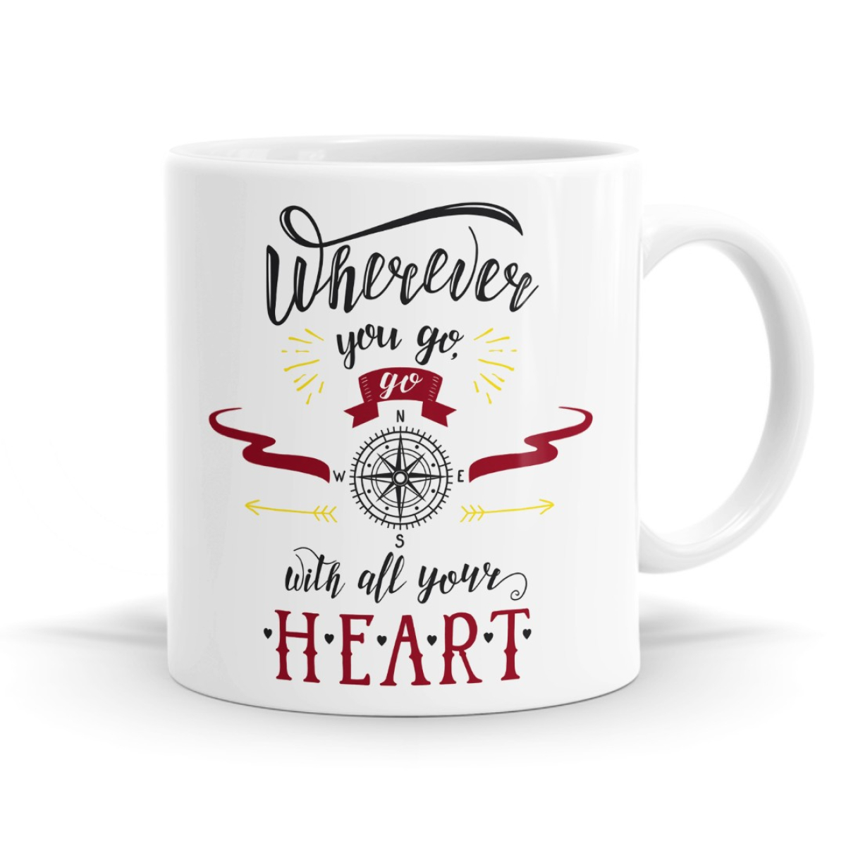 Go With All Your Heart Mug image