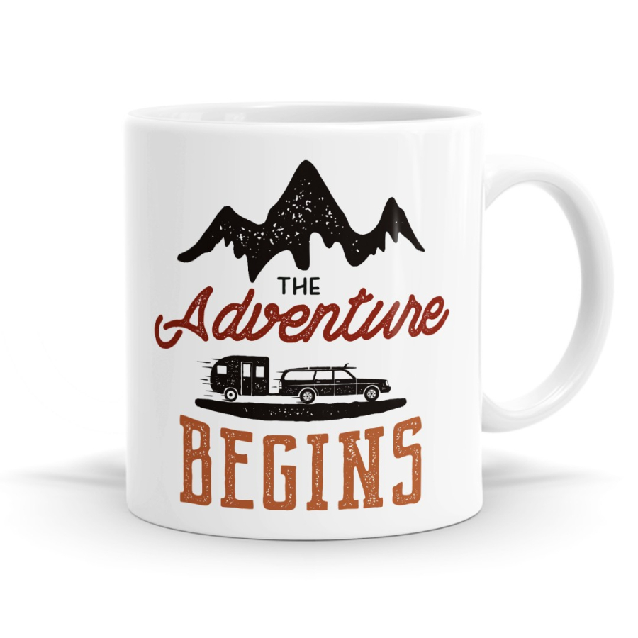 The Adventure Begins Mug