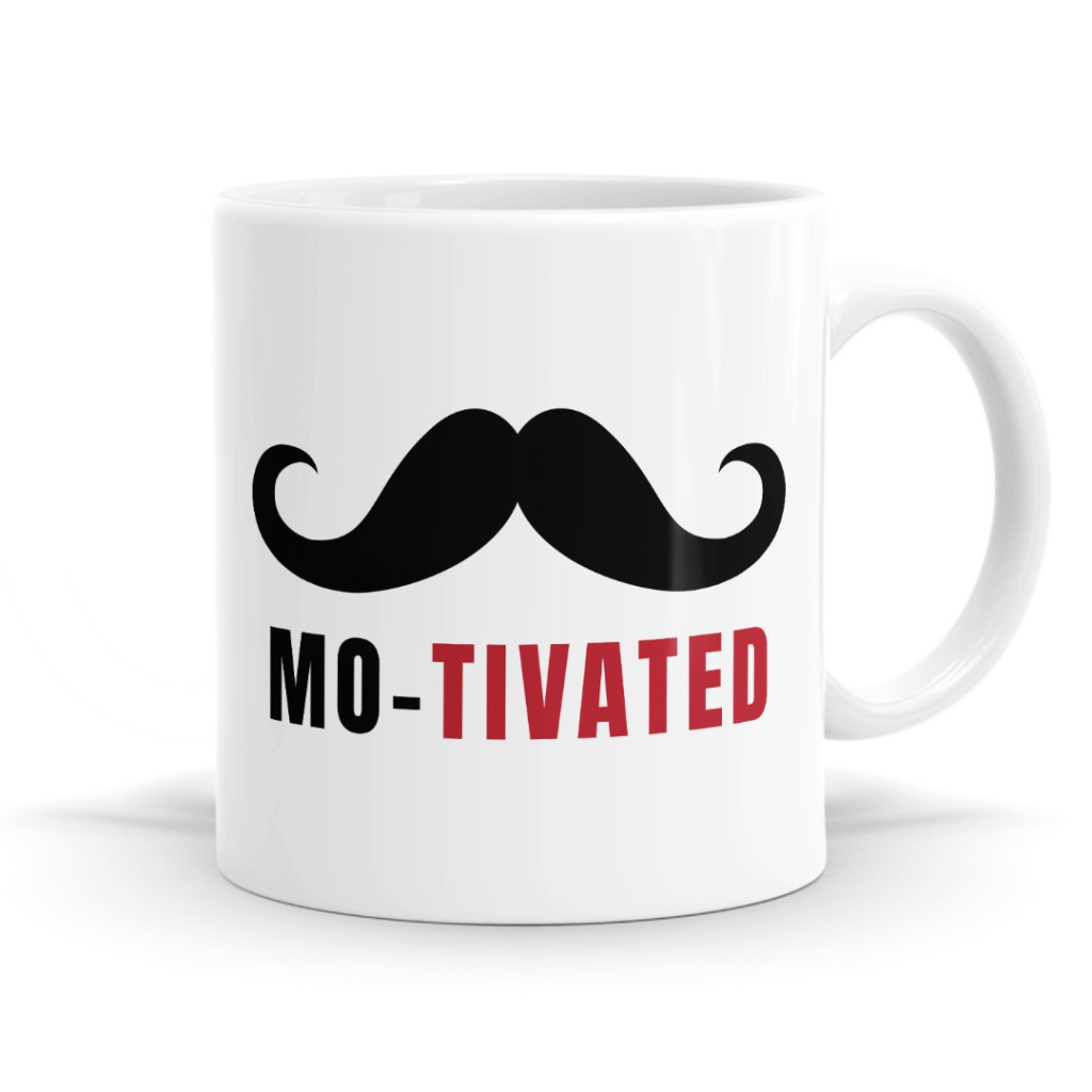 Motivated Moustache Mug