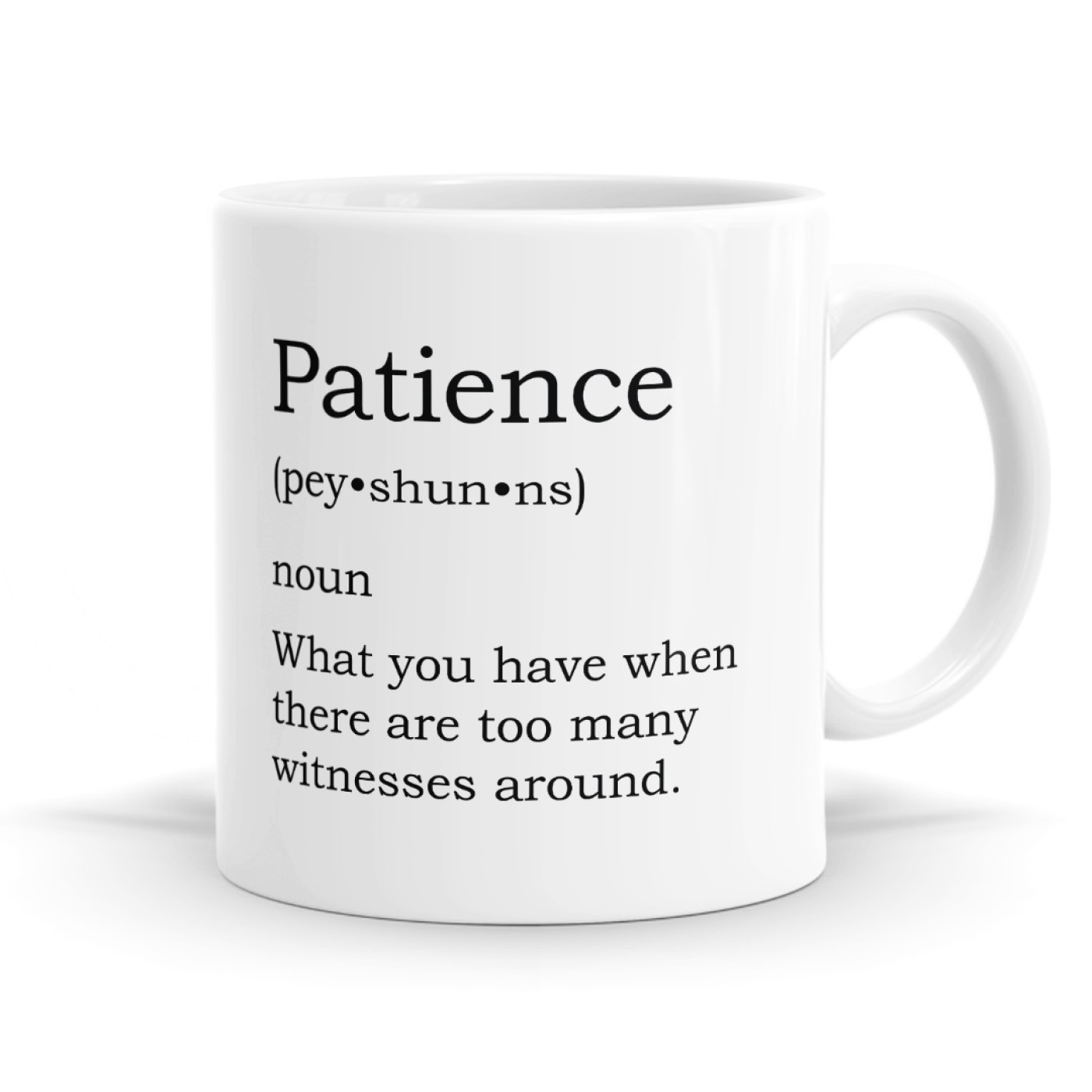 Patience Definition Mug image